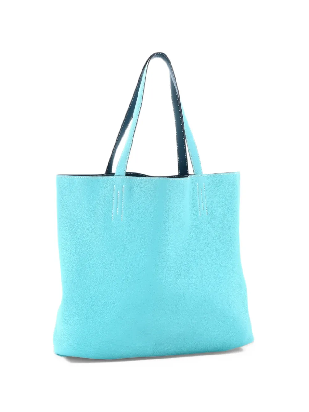 Hermès Pre-Owned Double Sens Clemence and Swift 45 tote bag - Blue