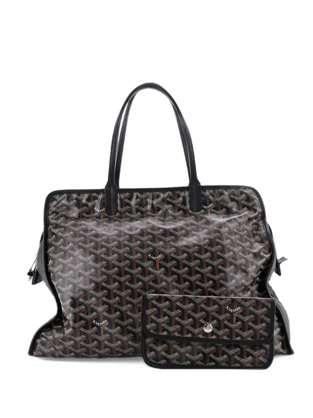 Goyard Pre-Owned Hardy Pet Carrier Coated Canvas PM tote bag - Nero
