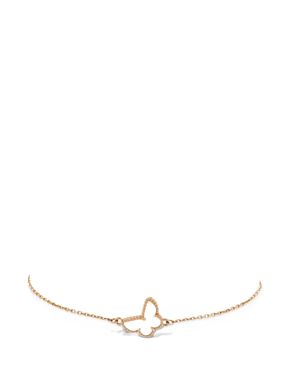 Van Cleef & Arpels Pre-Owned Bracciale Sweet Alhambra Butterfly in oro giallo 18 carati con madreperla