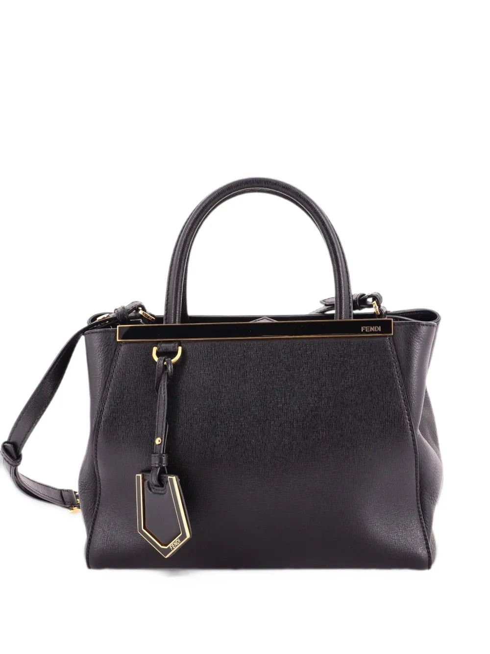Fendi Pre-Owned 2Jours Bag Leather Petite satchel - Nero