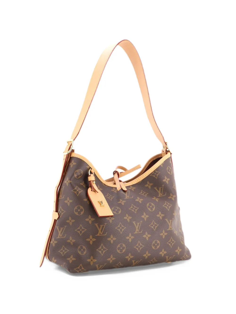 Louis Vuitton Pre-Owned CarryAll Monogram Canvas PM hobo bag - Brown