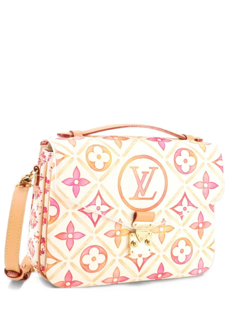 Louis Vuitton Pre-Owned Pochette Metis Monogram Tile Canvas MM crossbody bag - Neutrals