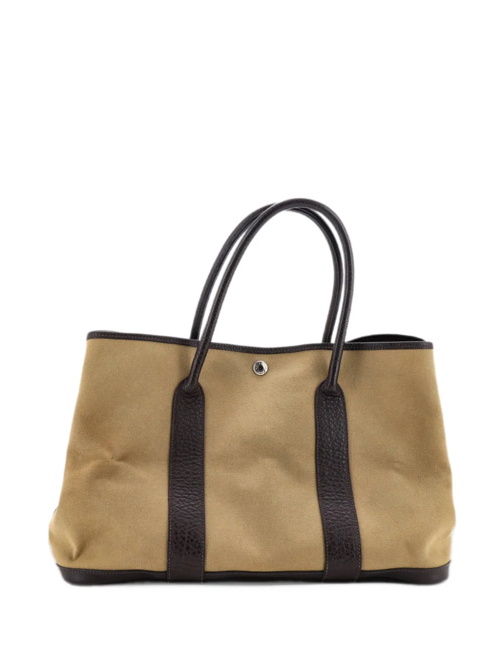 Hermès Pre-Owned Garden Party Toile and Leather 36 tote bag - Marrone