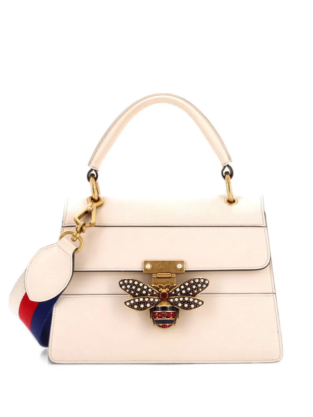 Gucci Pre-Owned Queen Margaret Top Handle Bag Leather Small satchel - Toni neutri