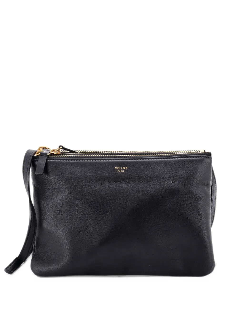 Celine Pre-Owned Trio Leather Small crossbody bag - Nero