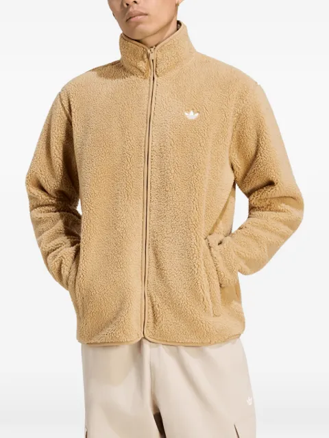 adidas Trefoil Essentials teddy fleece sweater
