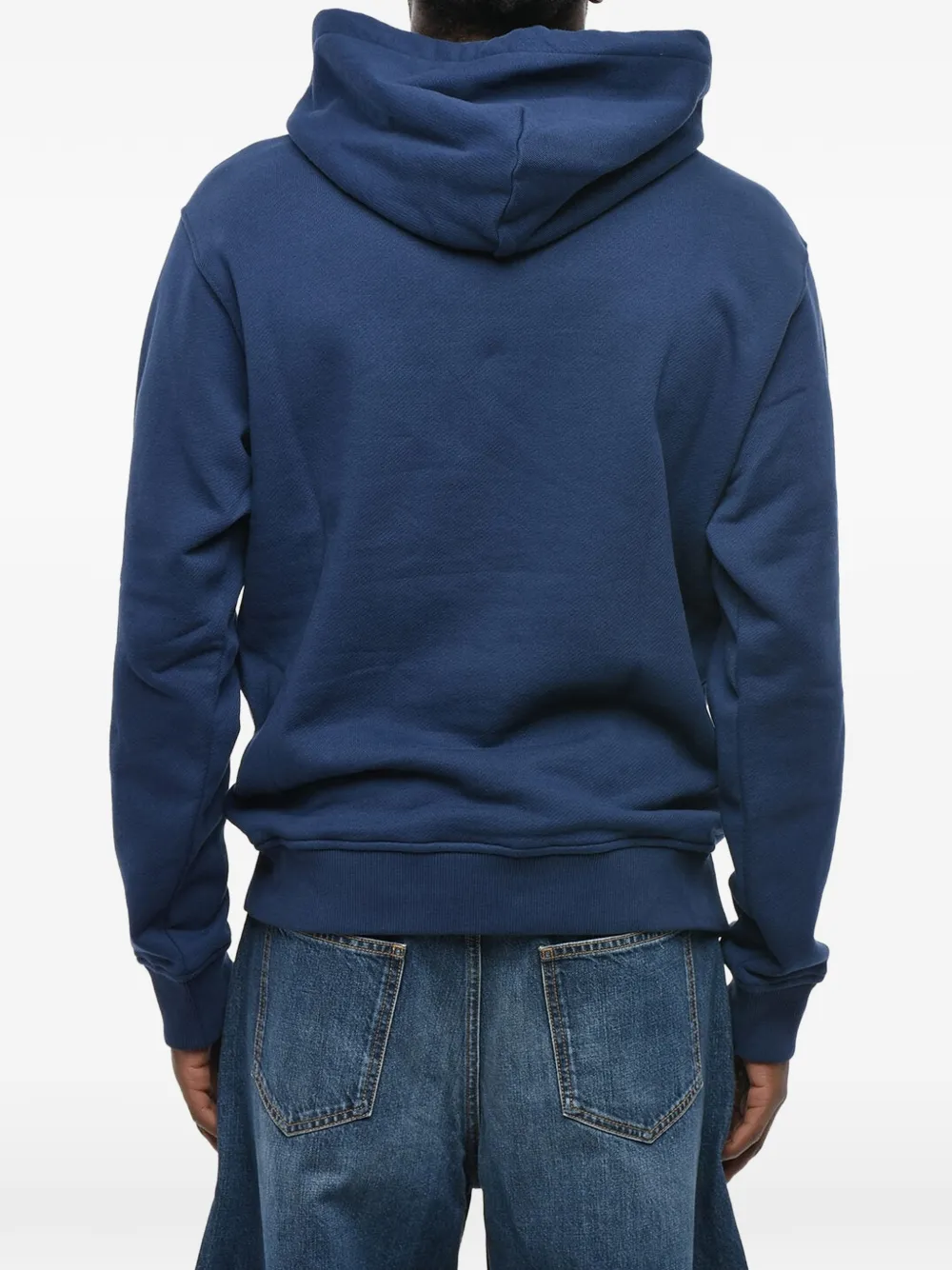 Versace Jeans Couture logo-print hoodie Blauw