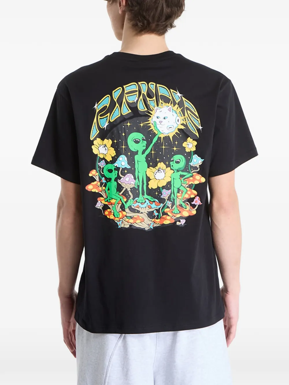 Ripndip graphic-print T-shirt Zwart