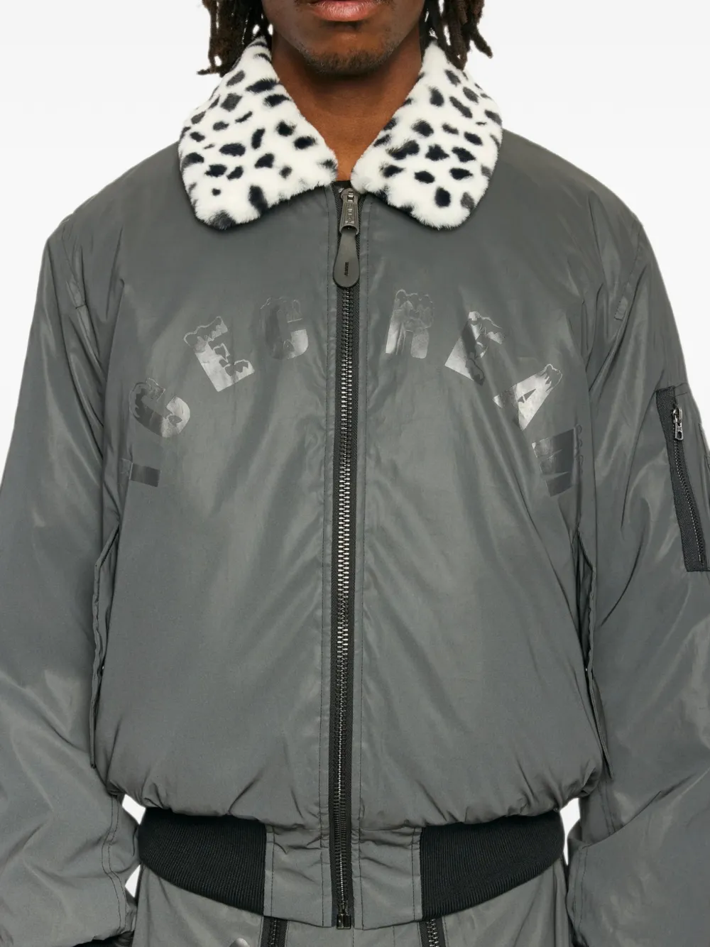 Alpha Industries xIce Cream B-15 bomber jacket Grijs