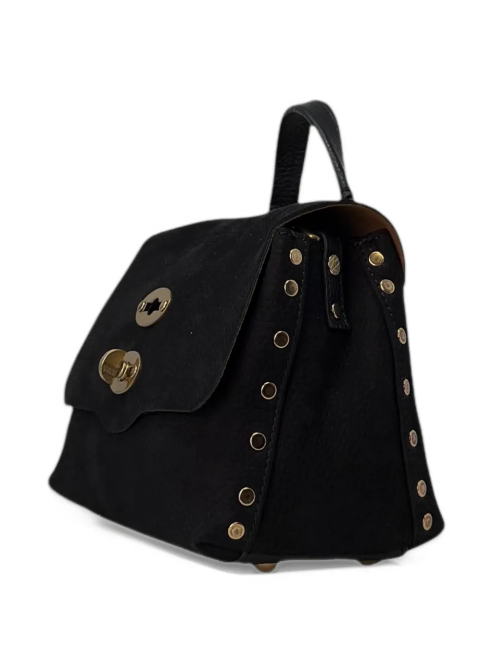 Zanellato baby Postina Jones nubuck tote bag Zwart