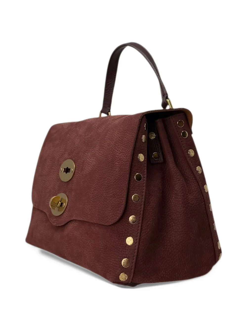 Zanellato small Postina Jones studded tote bag Rood