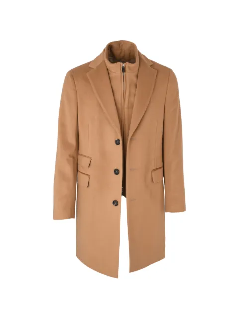 Pal Zileri layered single-breasted coat