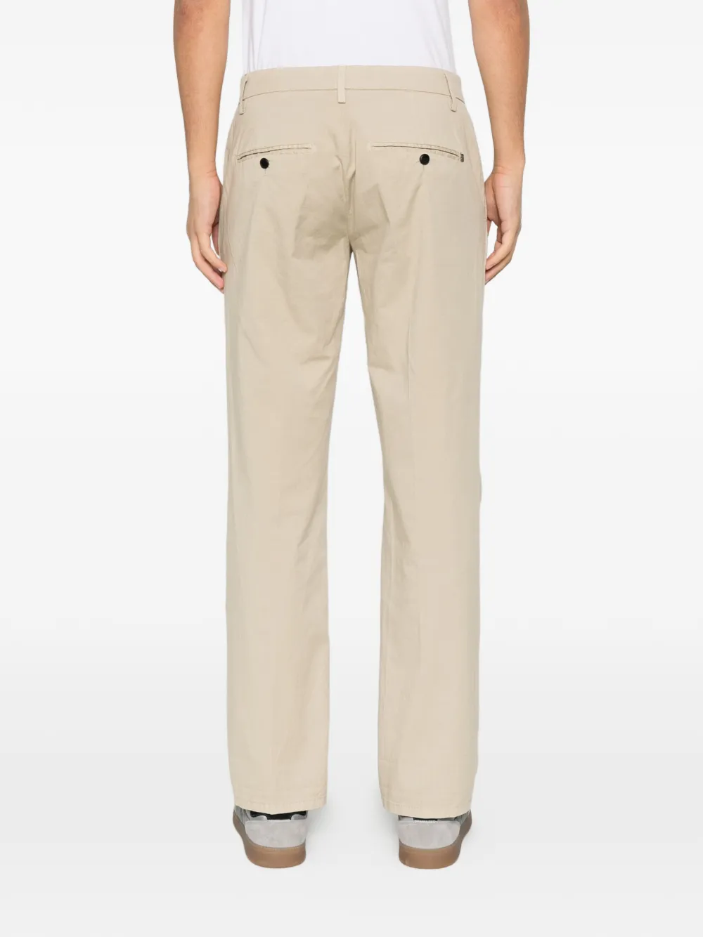 DONDUP Gaubert chino met rechte pijpen Beige