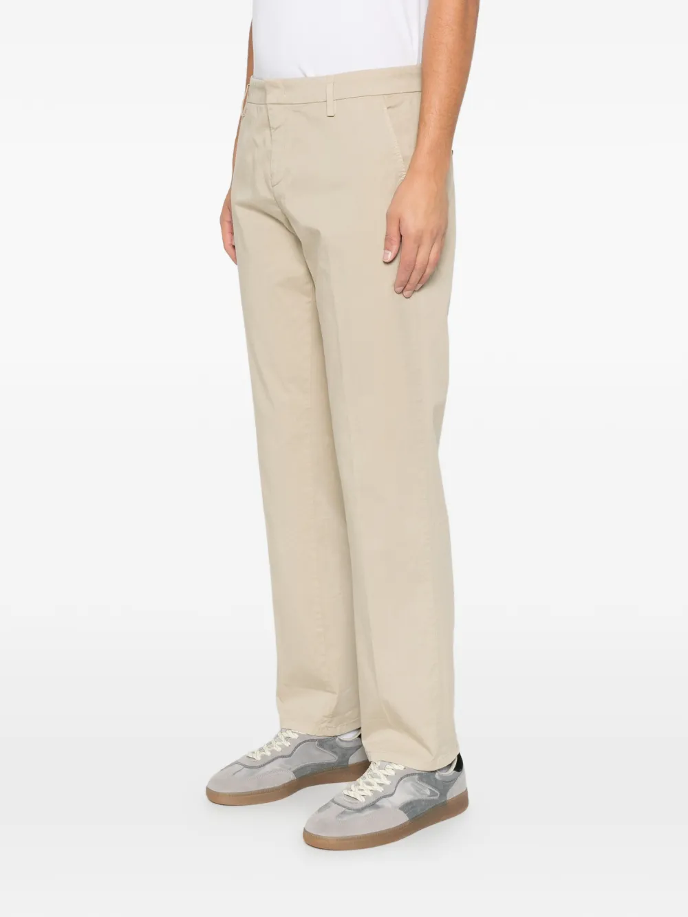 DONDUP Gaubert chino met rechte pijpen Beige