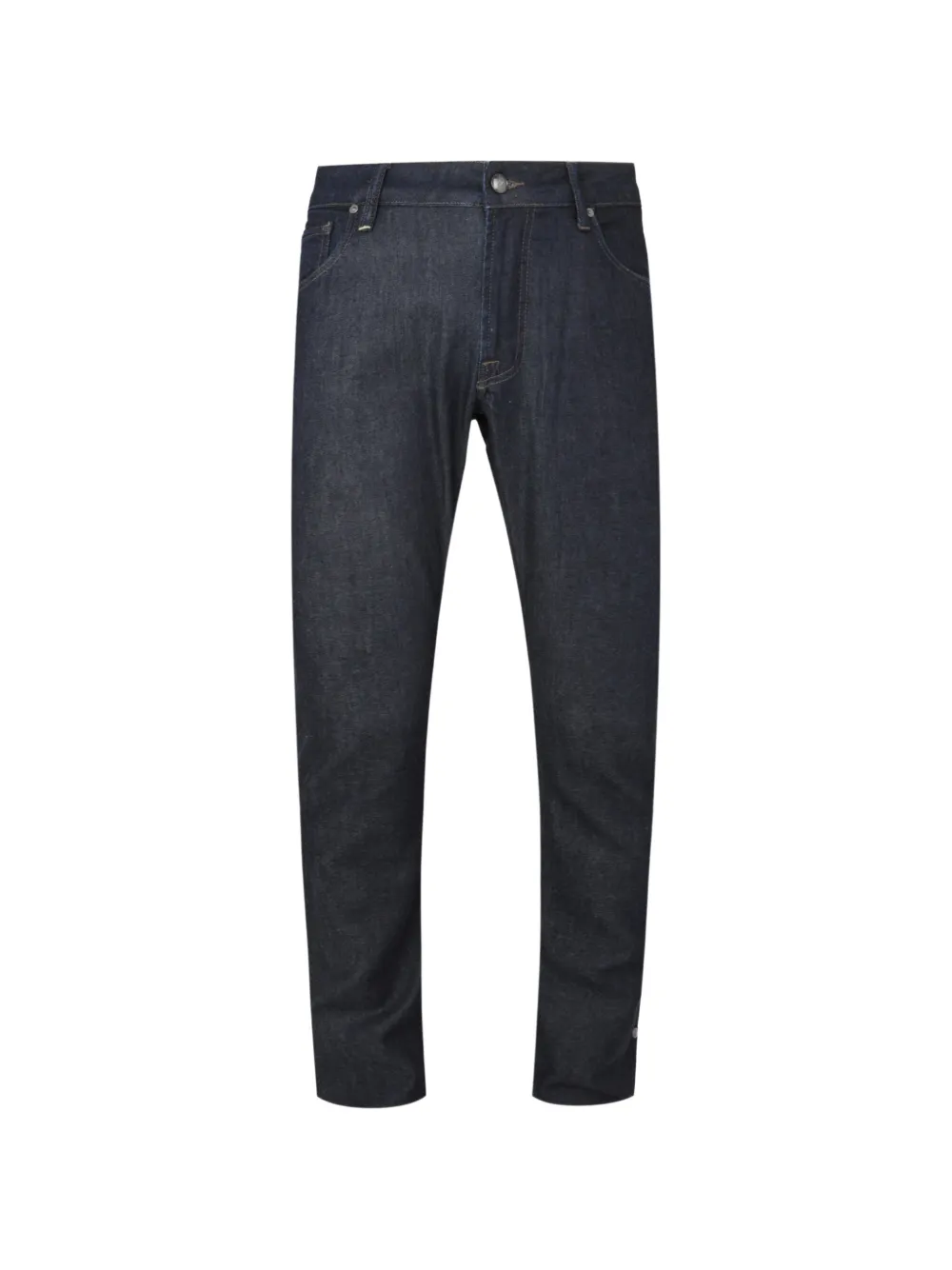 Pal Zileri logo-patch straight-leg jeans - Blu