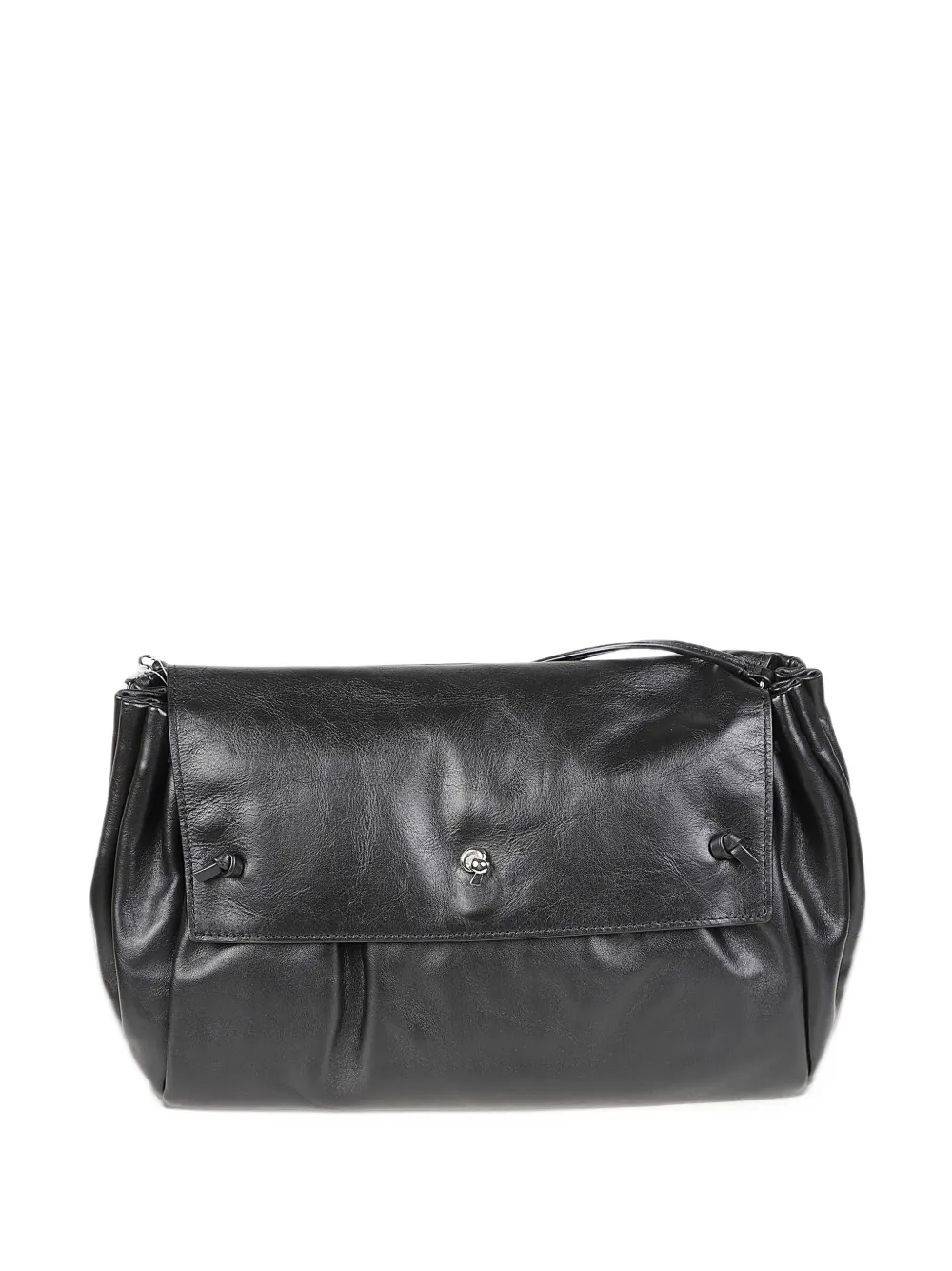 STAUD Cy Convertible leather cross body bag - Nero