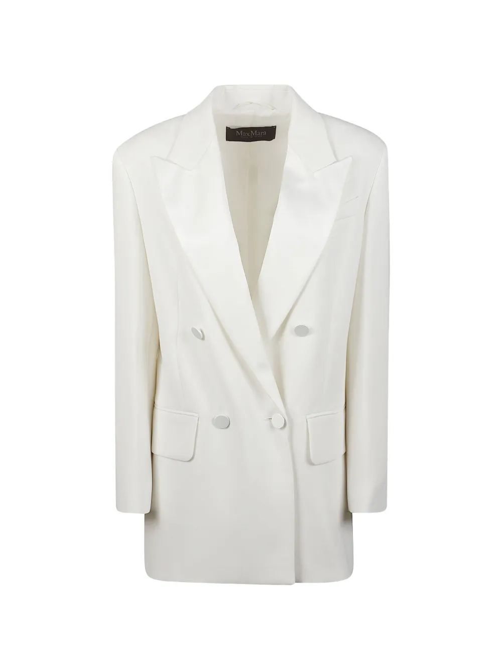 Max Mara double-breasted blazer Wit