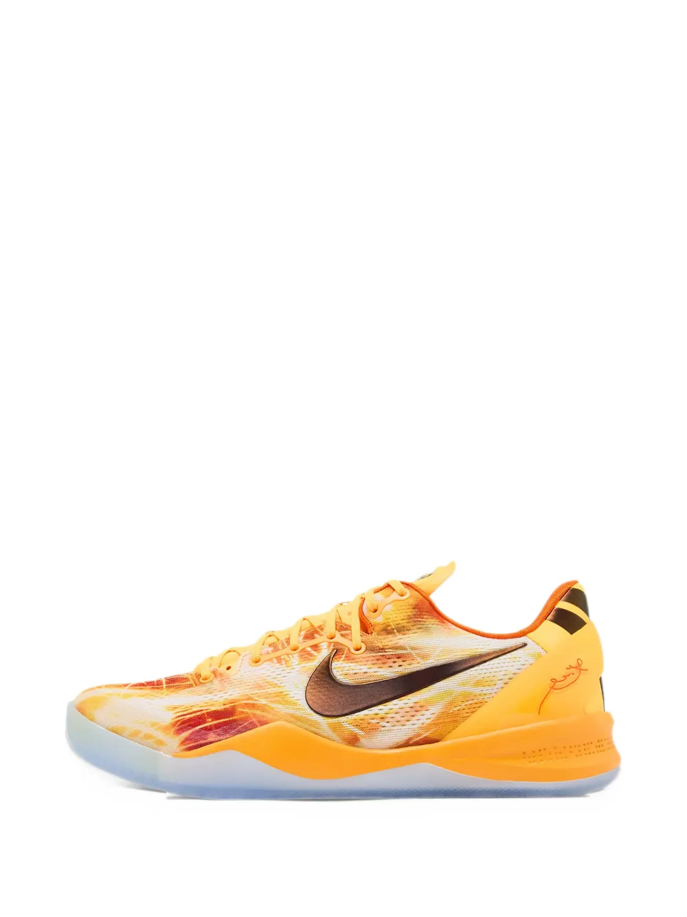 Nike Kids Kobe 8 GS lace-up sneakers - Arancione