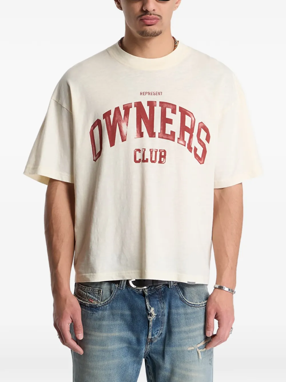 Represent Owners Club T-shirt Beige