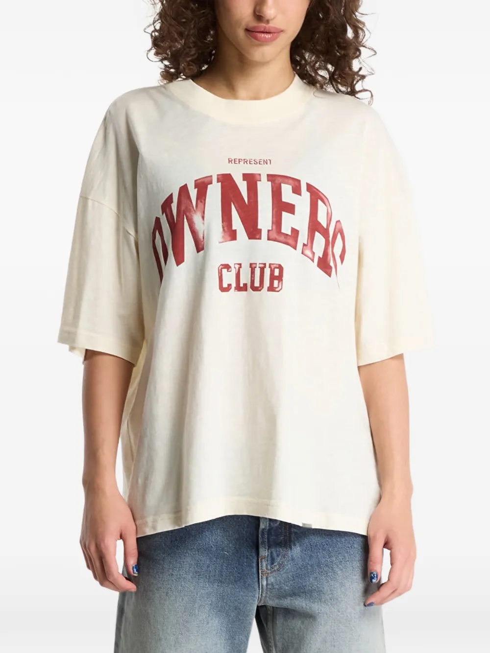 Represent Owners Club T-shirt Beige