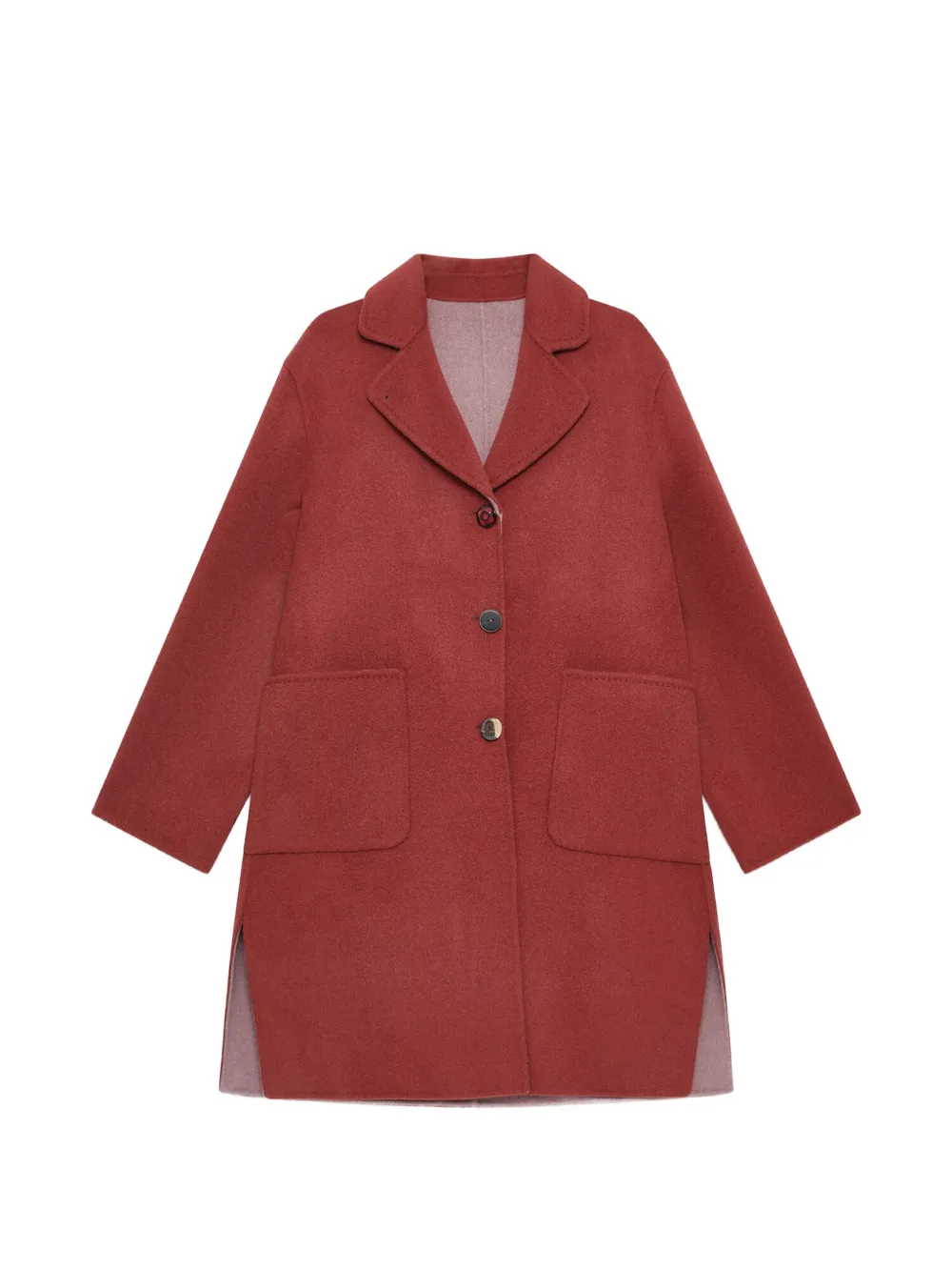 MALIPARMI reversible double-face coat - Red