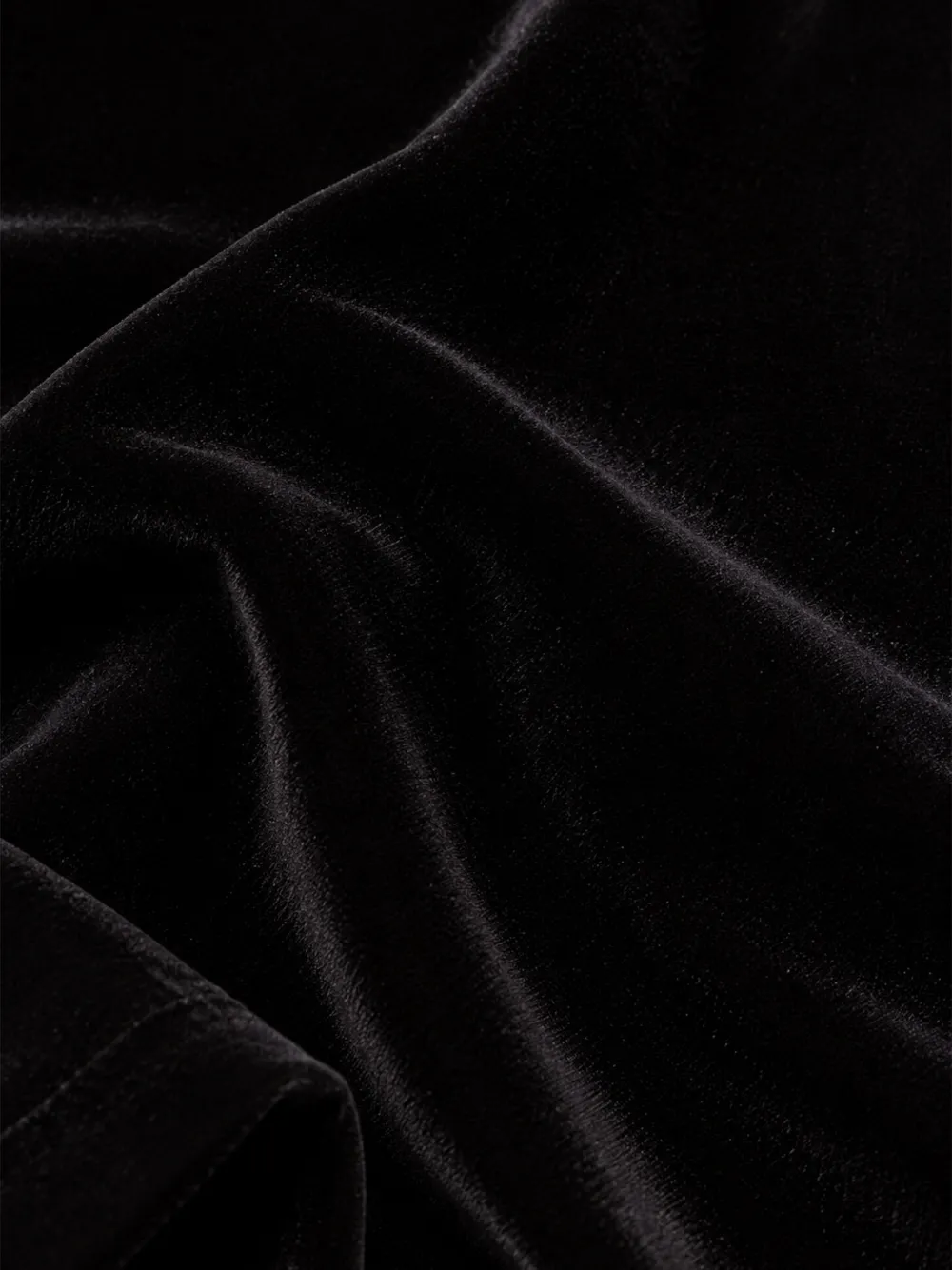 MALIPARMI straight-leg velvet trousers Zwart