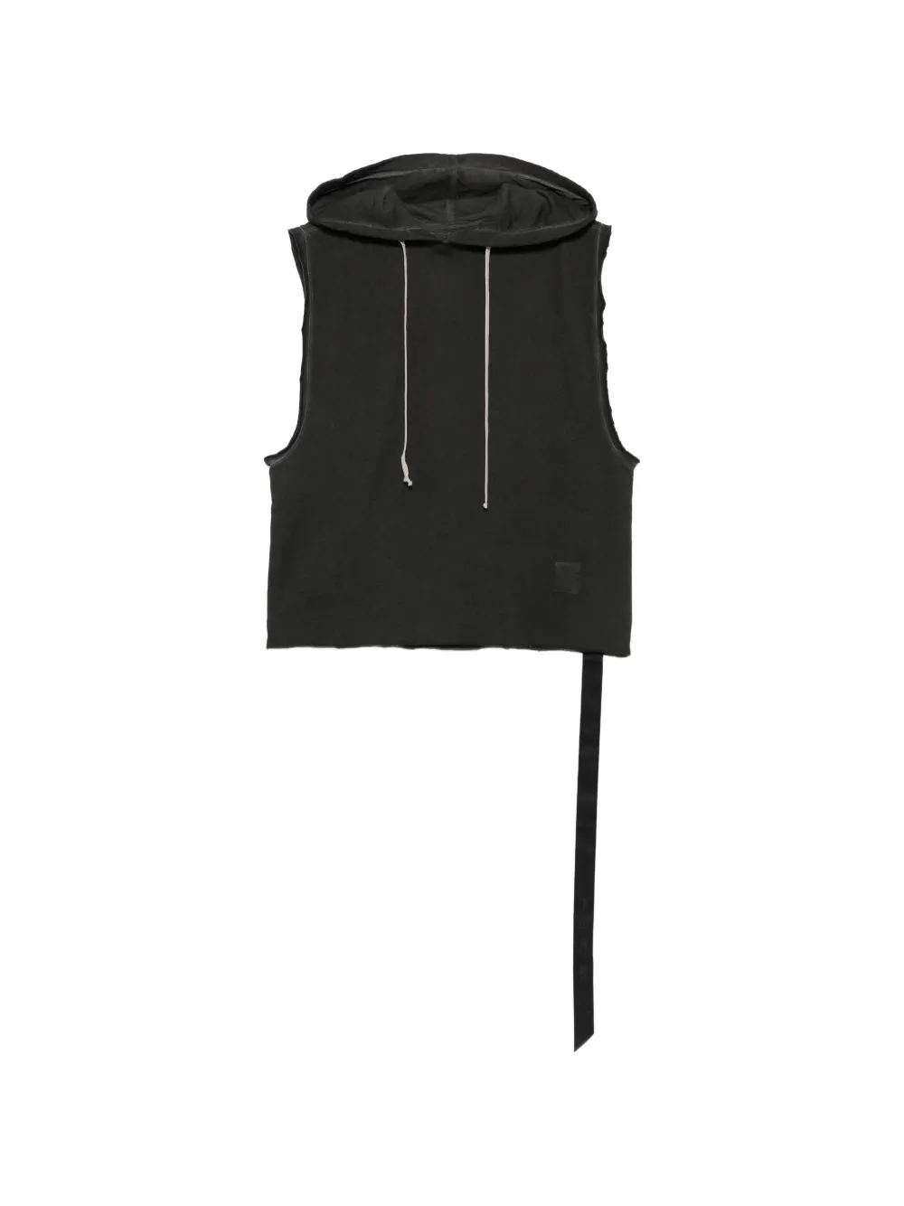 Rick Owens DRKSHDW hood tank top Zwart