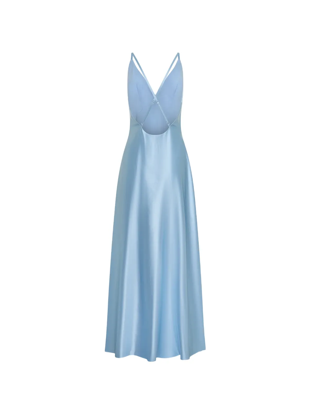 Anna Quan V-neck Posey maxi dress Blauw