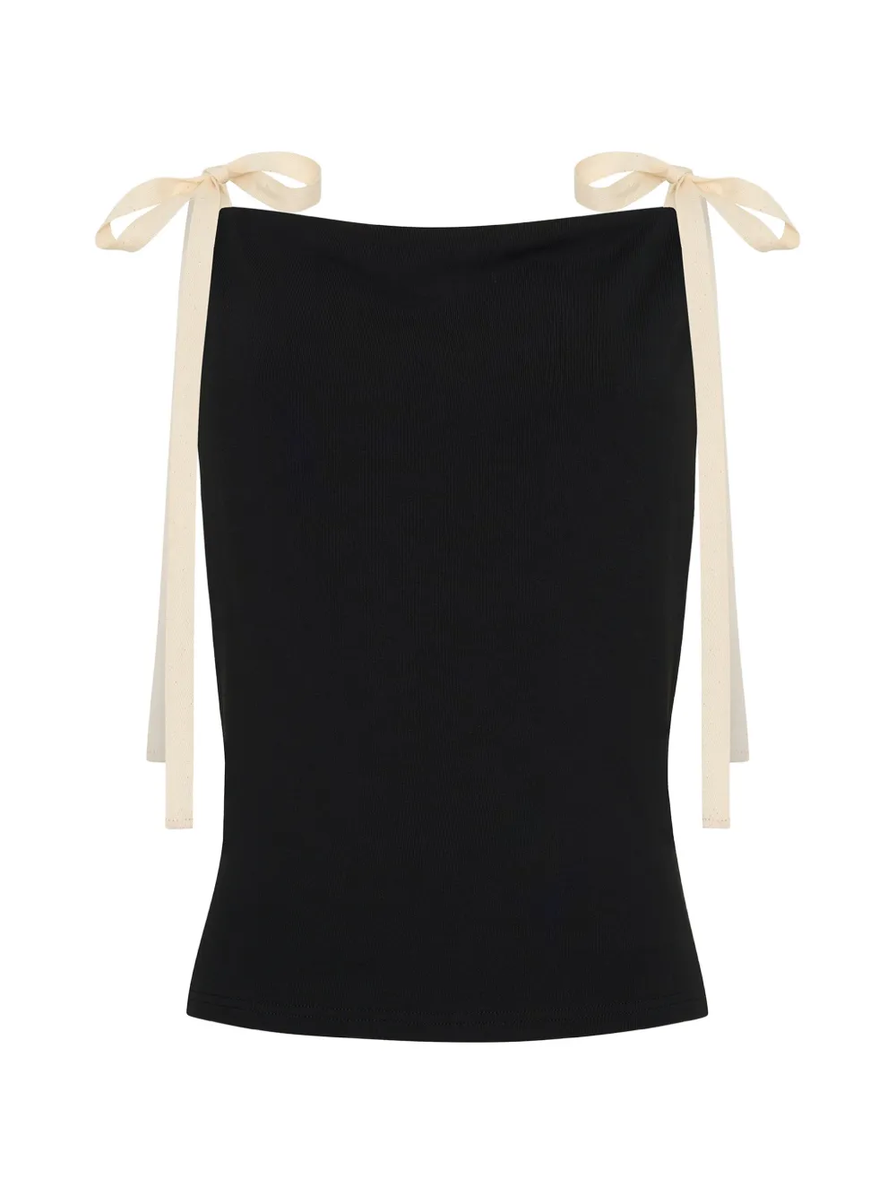 Anna Quan Ford tie-strap top - Noir Anna Quan Ford tie-strap top - Noir