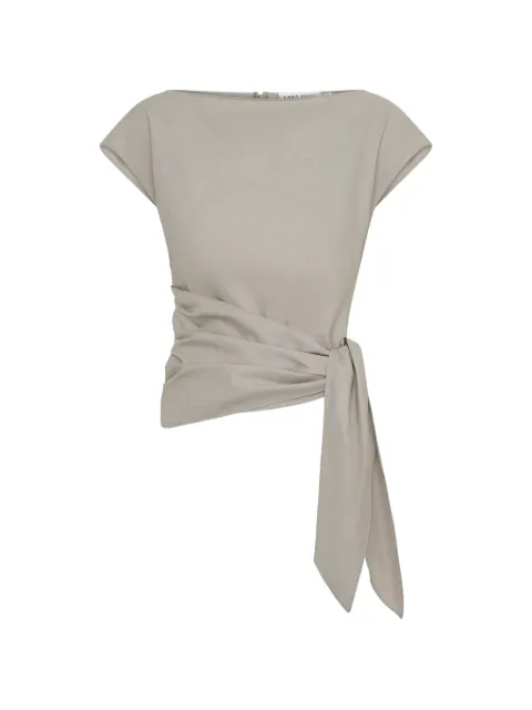 Anna Quan Ellis knotted-waist blouse