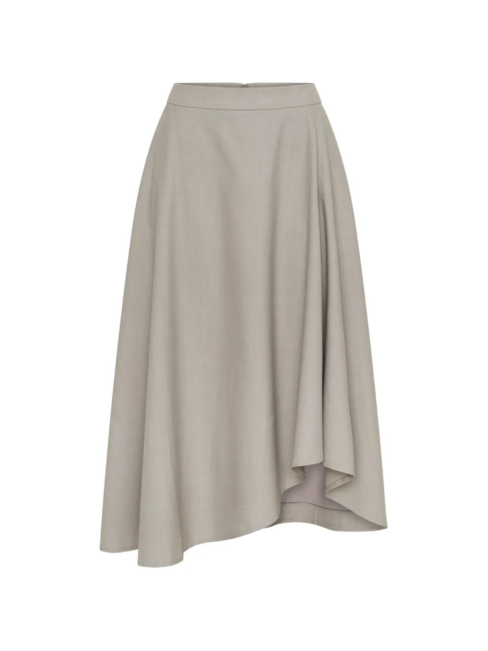 Anna Quan Lang asymmetric midi skirt - Gris Anna Quan Lang asymmetric midi skirt - Gris