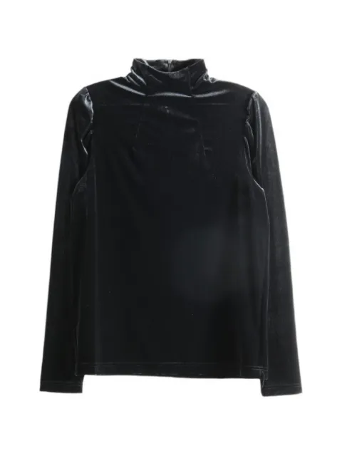 Comme des Garçons Homme Plus velvet puff-sleeve top