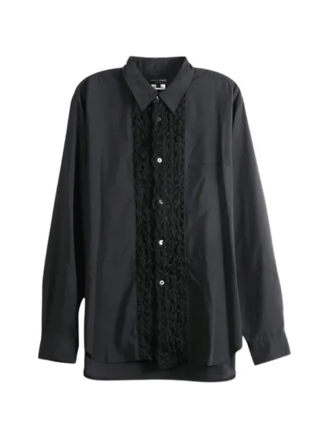 Comme des Garçons Homme Plus ruffled-trim shirt
