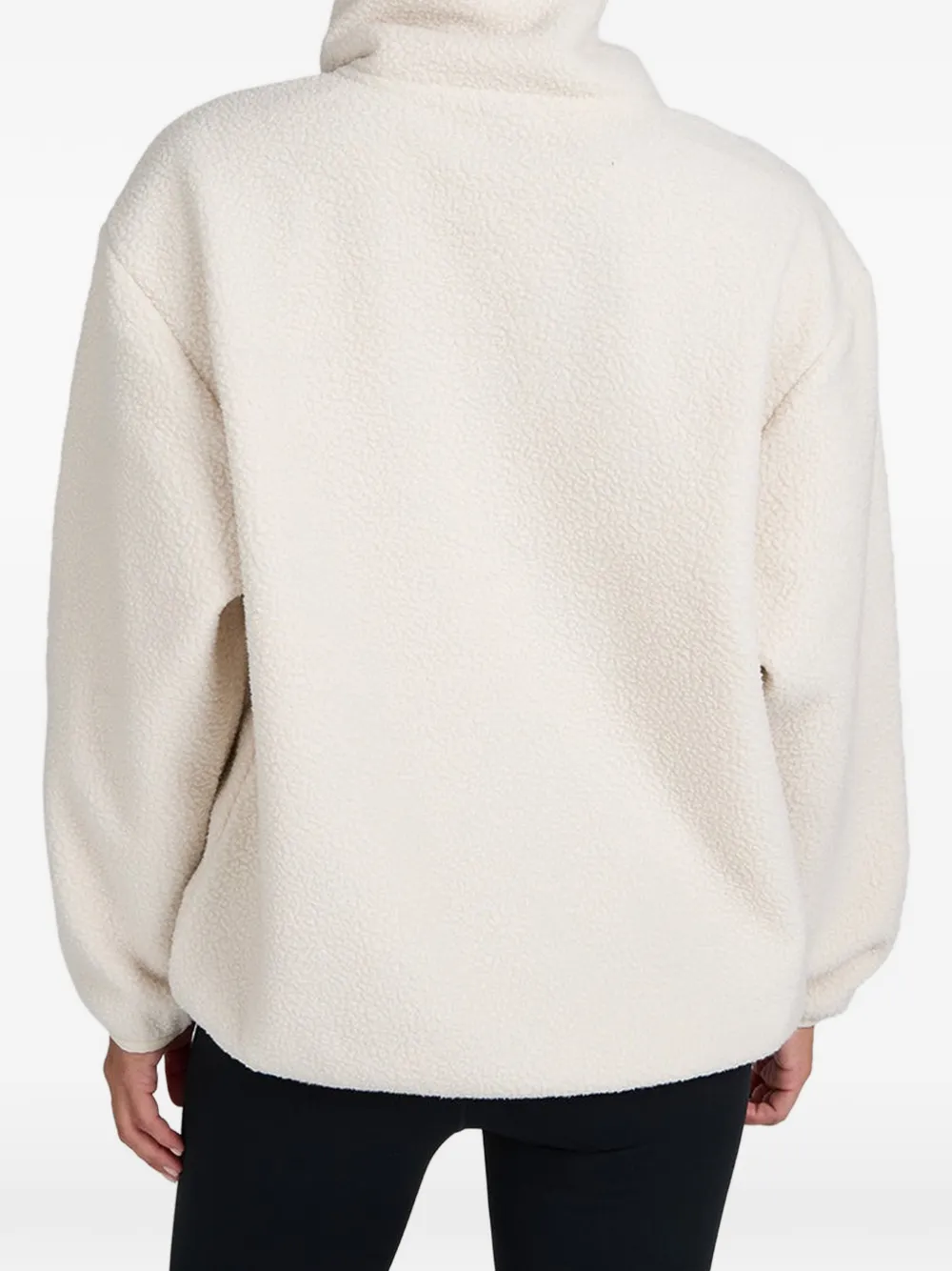 Brunotti Urban trui met fleecetextuur en logo-patch Beige