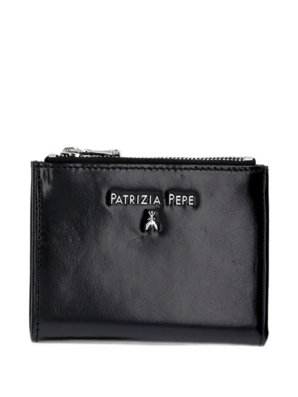 Patrizia Pepe logo-plaque bifold wallet - Nero