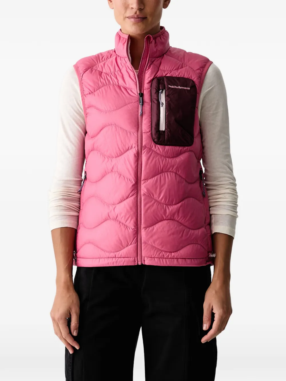 Peak Performance Helium quilted gilet - Rose