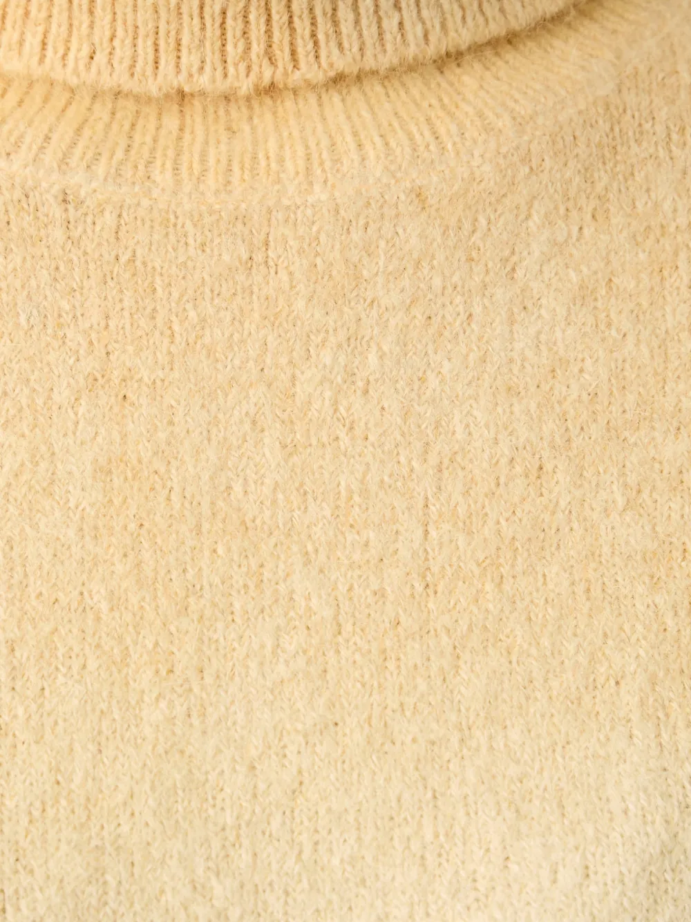 Patrizia Pepe ombré roll-neck sweater Geel