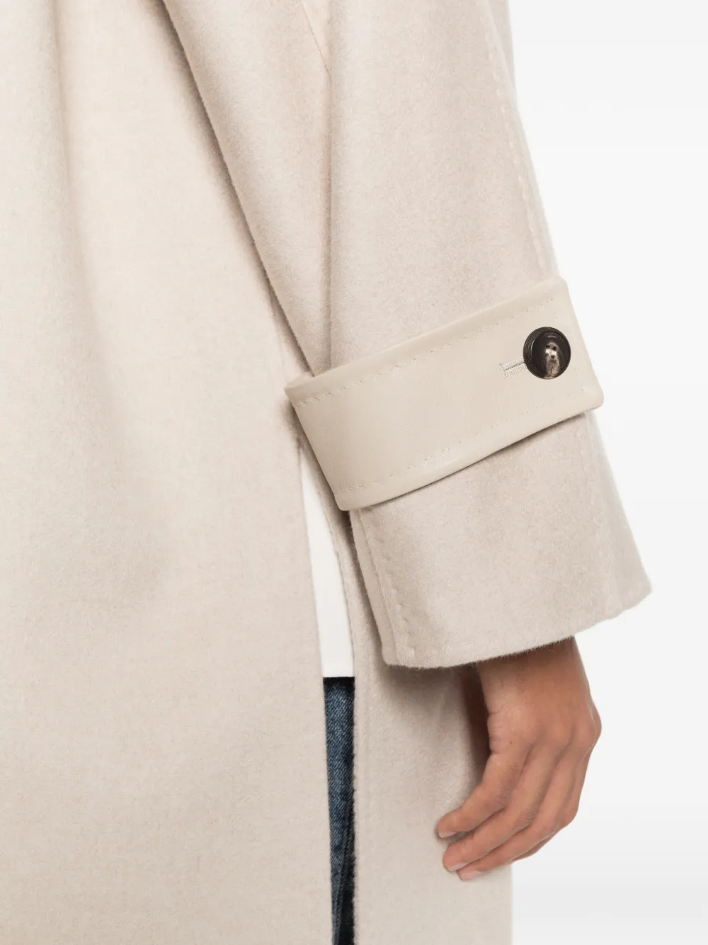Max Mara button-up coat Beige
