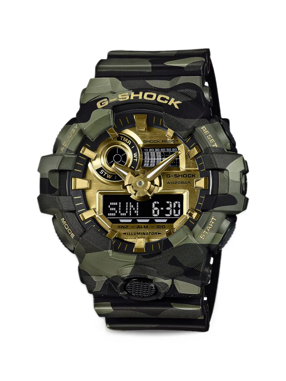 Casio GA-700 G-Shock 57.5mm watch - Oro