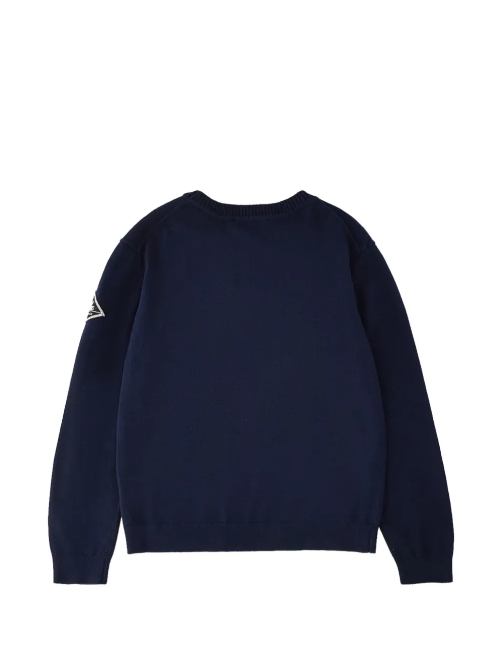 Roy Rogers Kids logo-patch cotton sweater Blauw