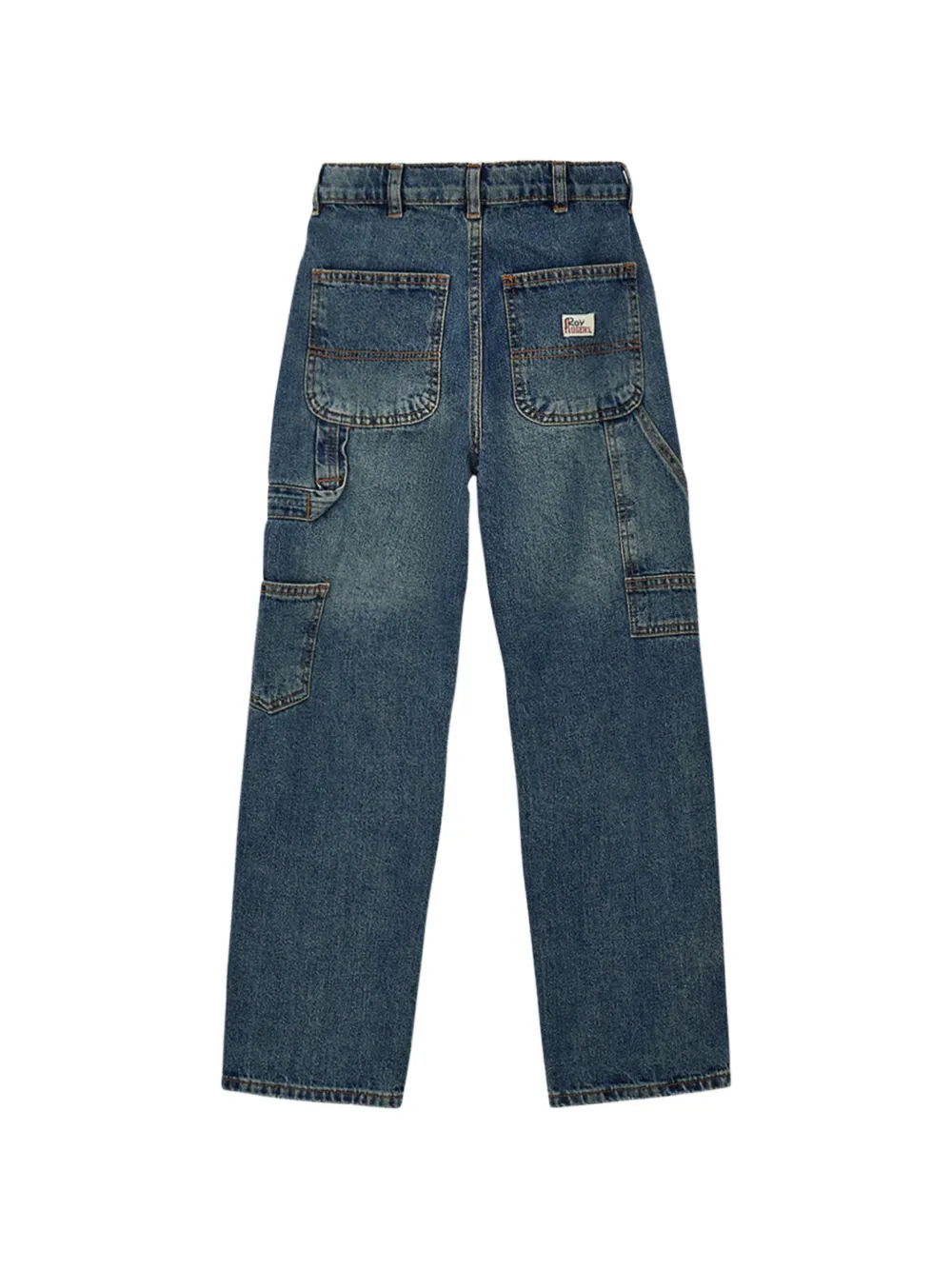 Roy Rogers Kids washed carpenter jeans Blauw