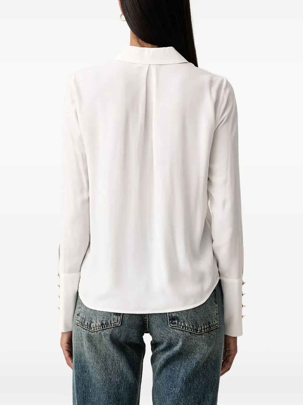 Patrizia Pepe long-sleeve shirt Wit