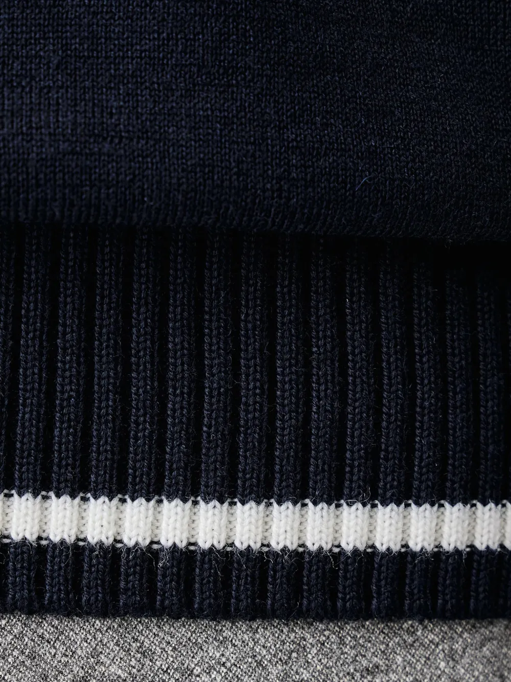 Paul & Shark Trui met gestreepte afwerking Blauw