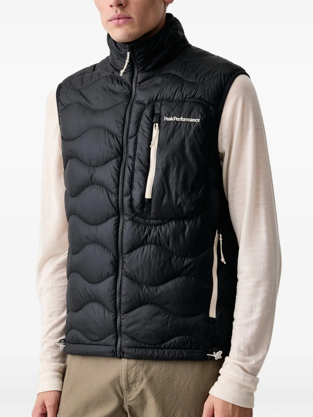 Peak Performance Helium gewatteerd gilet Zwart