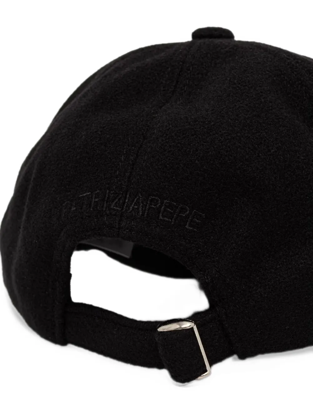 Patrizia Pepe Fly logo-plaque baseball cap Zwart