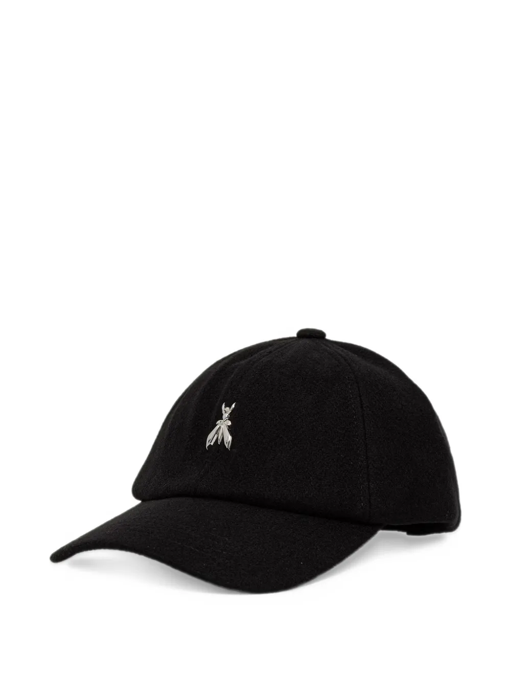 Patrizia Pepe Fly logo-plaque baseball cap Zwart