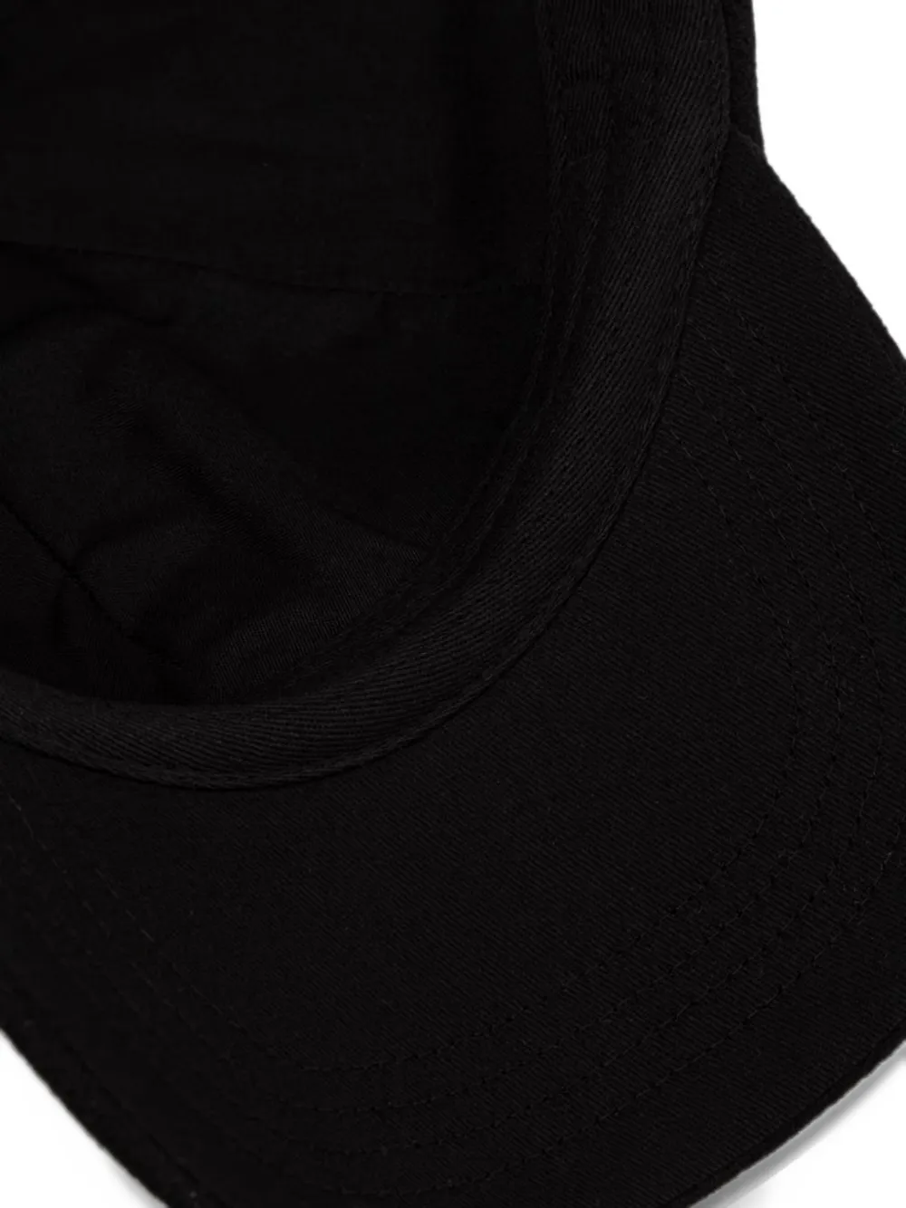 Patrizia Pepe Fly logo-plaque baseball cap Zwart
