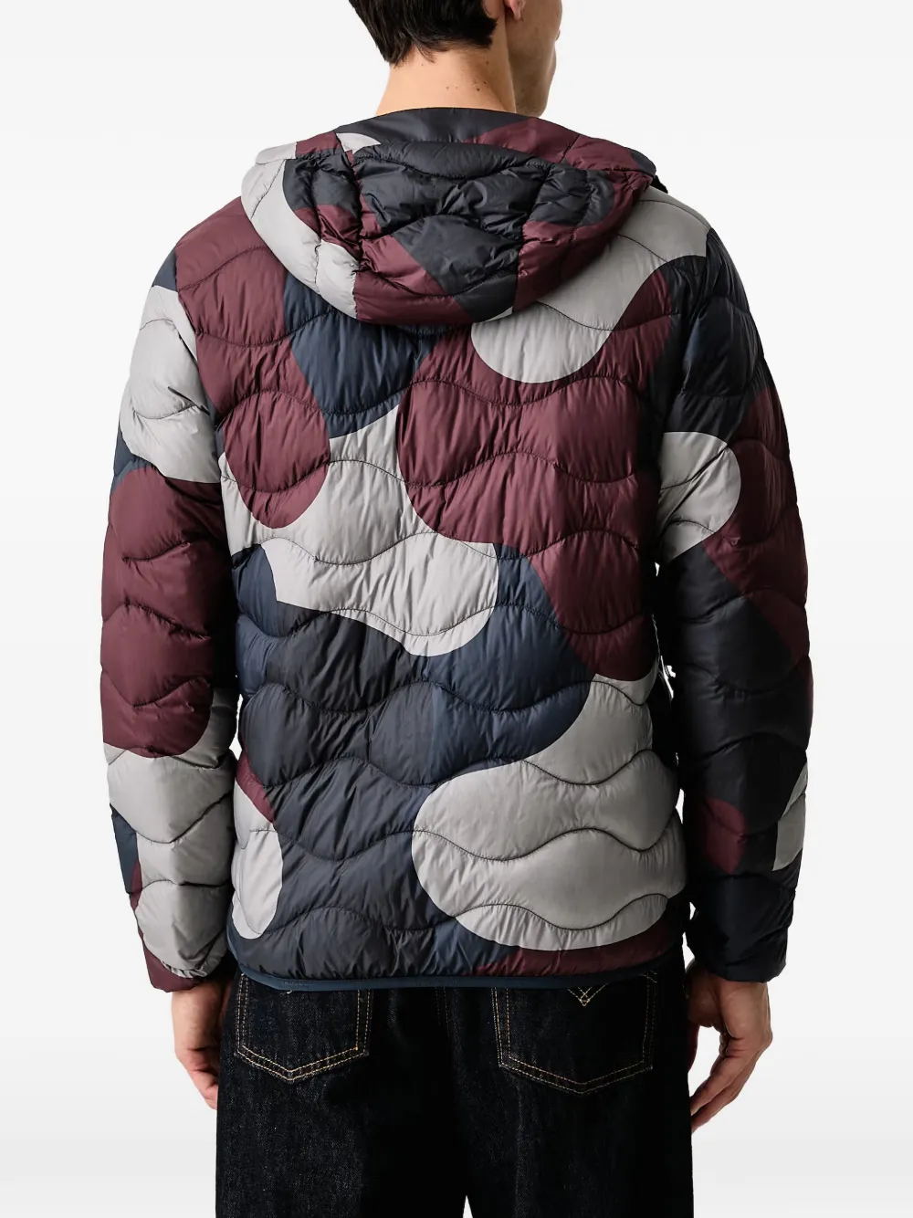 Peak Performance Gevoerd jack met capuchon Blauw