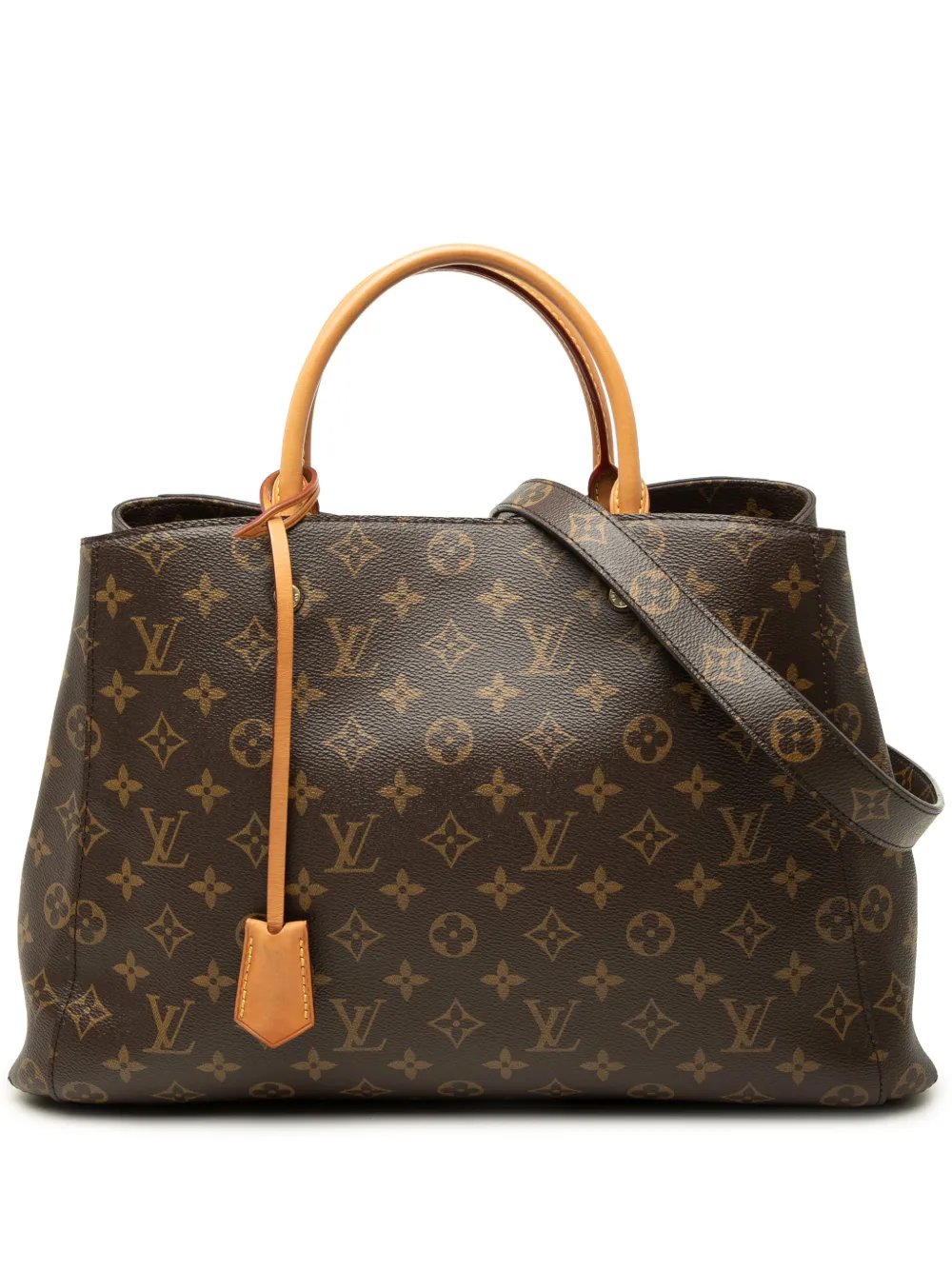 Louis Vuitton Pre-Owned 2015 Monogram Montaigne GM satchel - Brown