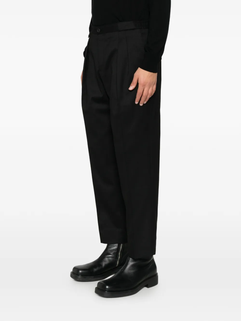 Briglia 1949 buttoned trousers Zwart
